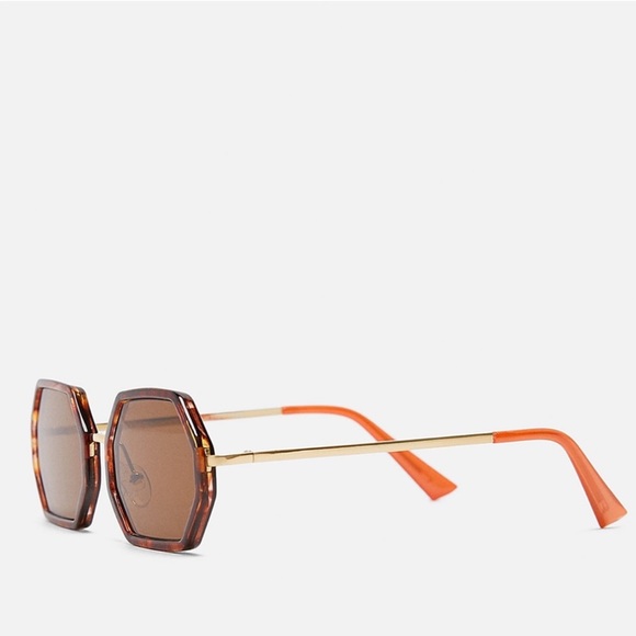 Zara hexagon shape sunglasses main image 7